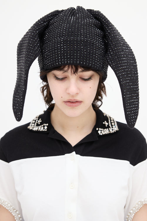 Burberry Wool Crystal Embellished Beanie