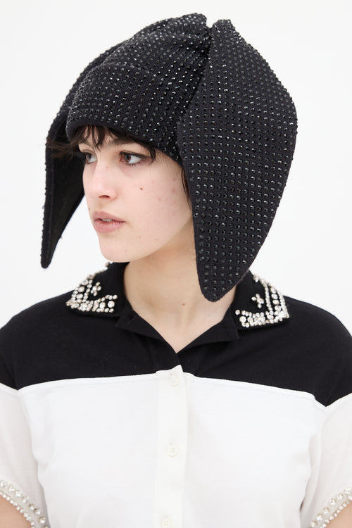 Burberry Wool Crystal Embellished Beanie