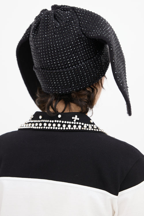 Burberry Wool Crystal Embellished Beanie
