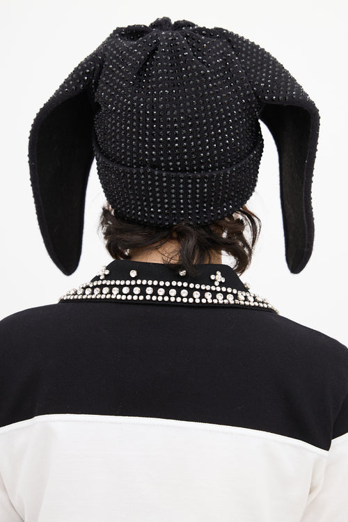 Burberry Wool Crystal Embellished Beanie