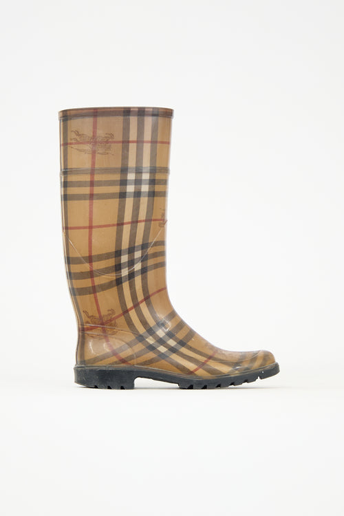 Burberry Rubber Nova Check Boot