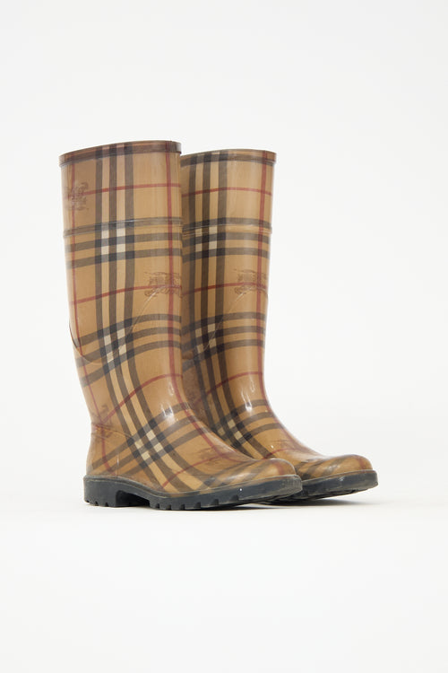 Burberry Rubber Nova Check Boot