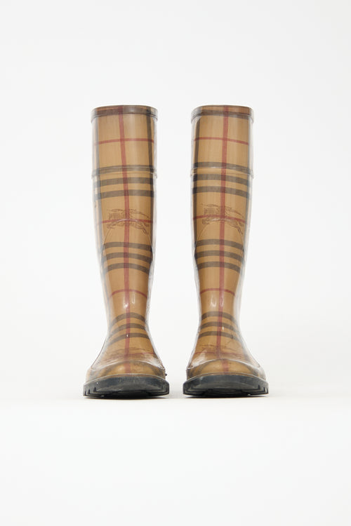 Burberry Rubber Nova Check Boot