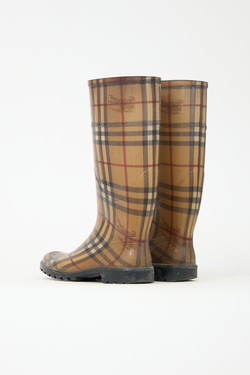 Burberry Rubber Nova Check Boot