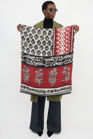 Burberry Floral Scarf