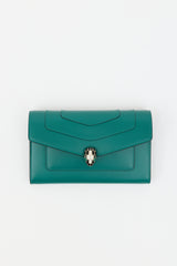 Bulgari Leather Serpenti Forever Large Wallet