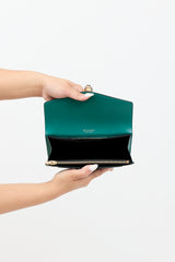 Bulgari Leather Serpenti Forever Large Wallet