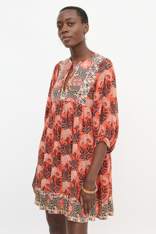 Ba&sh Crepe Floral Lady Dress