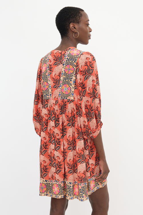 Ba&sh Crepe Floral Lady Dress