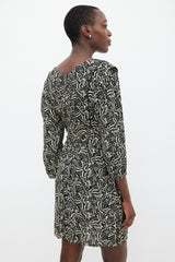 Ba&sh Black & White Patterned Dress