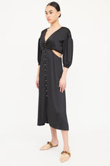 Ba&sh Cut Out Button Up Maxi Dress