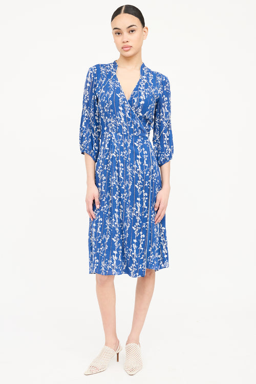 Ba&sh Floral Wrap Tie Dress
