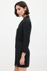 Ba&sh Black Arya Mini Blazer Dress