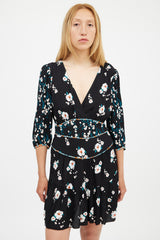 Ba&sh Black & Multi Lady Floral Dress