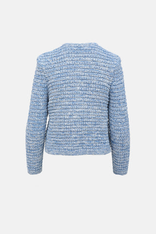 Ba&sh Guspa Marbled Knit Cardigan