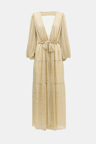 Ba&sh Cala Long Wrap Dress