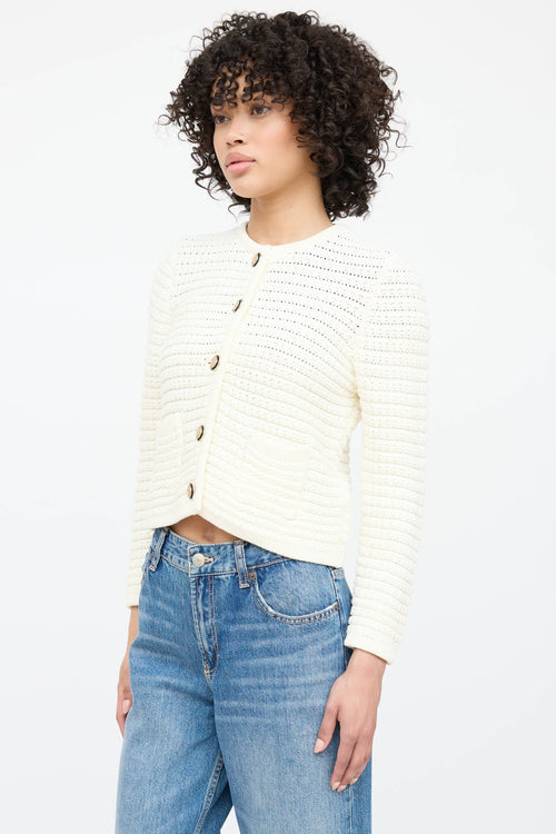 Ba&sh Knit Button Up Cardigan