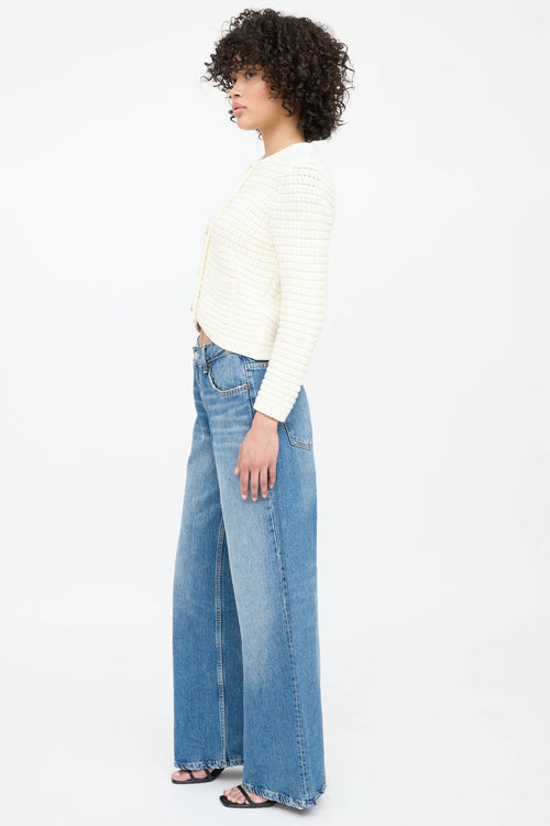 Ba&sh Knit Button Up Cardigan