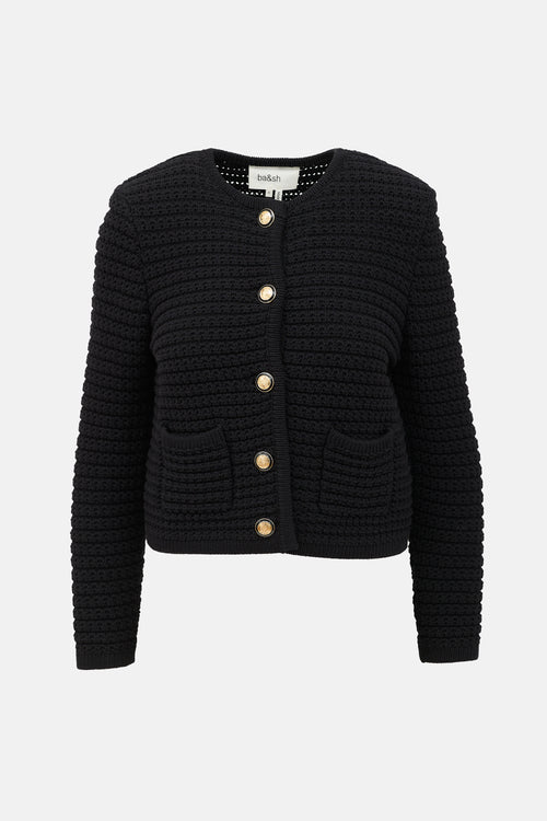 Ba&sh Crochet Gaspard Cardigan