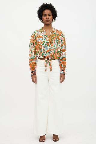 Ba&sh Floral Martha Blouse