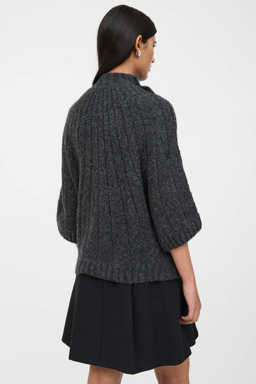 Ba&sh Jewel Snap Knit Sweater