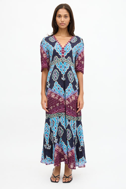 Ba&sh Mahina Printed Dress