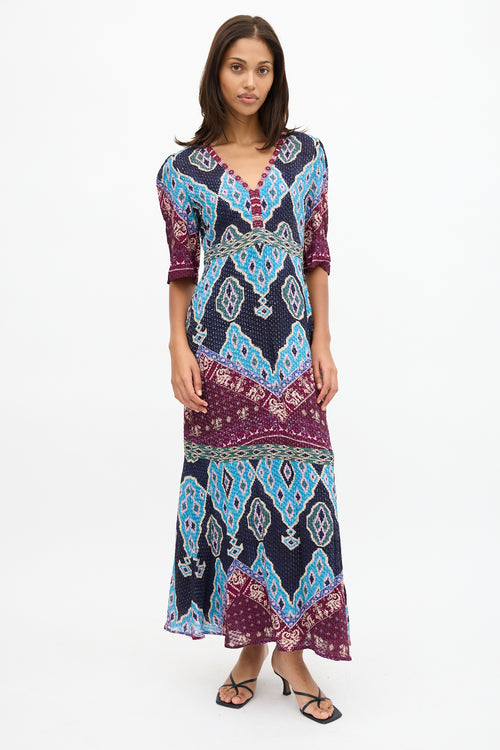 Ba&sh Mahina Printed Dress