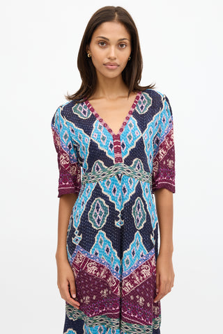 Ba&sh Mahina Printed Dress