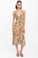 Ba&sh Baila Floral Maxi Dress