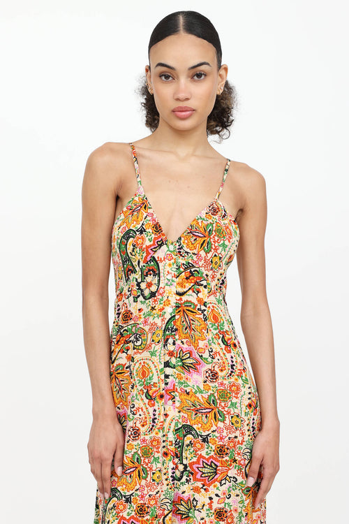 Ba&sh Baila Floral Maxi Dress