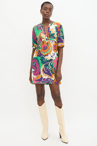Ba&sh Printed Nilly Mini Dress