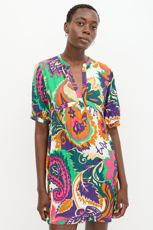 Ba&sh Printed Nilly Mini Dress