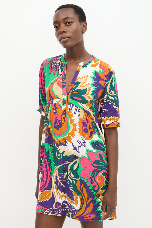 Ba&sh Printed Nilly Mini Dress