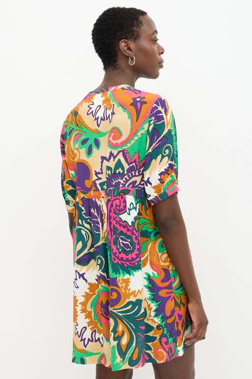 Ba&sh Printed Nilly Mini Dress