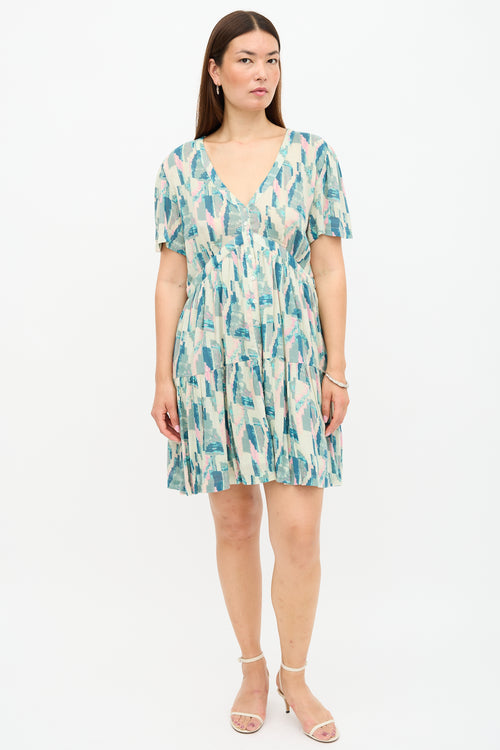 Ba&sh Printed Talita Tier Dress