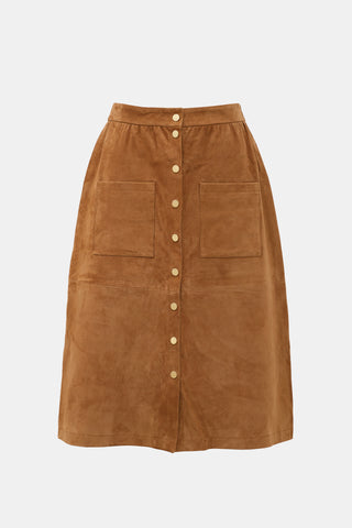 Ba&sh Suede Marie Skirt