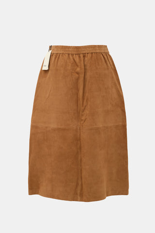Ba&sh Suede Marie Skirt