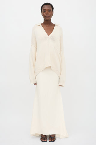 Babaà Oversized Collared Sweater