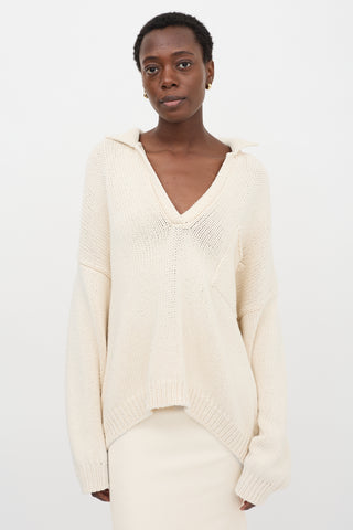 Babaà Oversized Collared Sweater