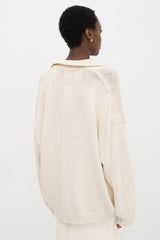 Babaà Oversized Collared Sweater