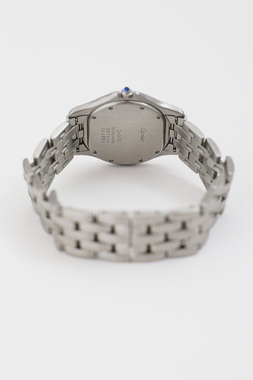 Cartier Steel Panthere Cougar Quartz Watch
