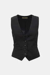 Balenciaga 2007 Silk & Satin Panelled Vest