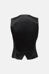 Balenciaga 2007 Silk & Satin Panelled Vest