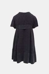 Balenciaga 2012 Silk Pintuck Dress