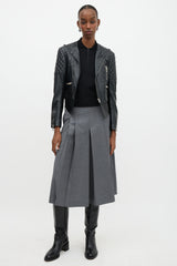 Balenciaga 2012 Leather Biker Jacket