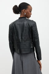 Balenciaga 2012 Leather Biker Jacket