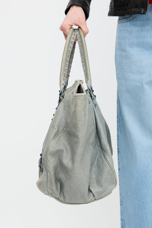 Balenciaga 2013 Ardoise Motocross Sunday Bag