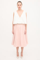 Balenciaga 2013 Pleated Drape Top