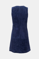 Balenciaga 2014 Nubuck Suede Shift Dress