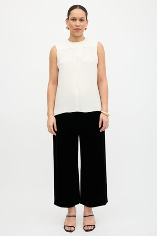 Balenciaga 2014 Silk Sleeveless Blouse
